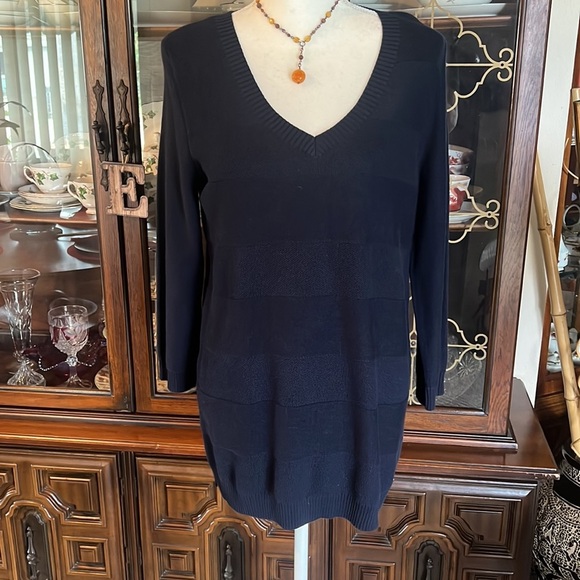 Sweater by Tommy Hilfiger 3/4 sleeve V-Neck - Picture 4 of 10